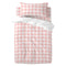 Dekbedovertrek set HappyFriday Basic Kids Roze Wieg voor baby's Vichy 2 Onderdelen