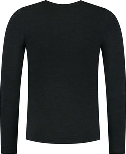 Rogelli Merino Thermo Ondershirt - Lange Mouwen - Ademend & Isolerend - Zwart - Maat L-XL