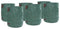 vidaXL - Tuinafvalzakken - met - Handvatten - - - 12 - stuks - - - Vouwbaar - - - Rond - - - Groen - - - 500 - L