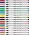 STABILO Pen 68 Brush - Premium Brush Viltstift - Met Flexibele Penseelpunt - Etui Met 19 Verschillende Kleuren