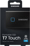 Samsung Portable SSD T7 Touch - Externe SSD 1TB - USB 3.2 Gen2 - Vingerafdrukbeveiliging - Zwart