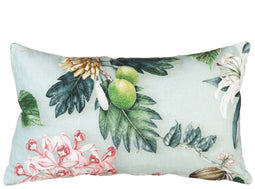 Kussen Turkoois Orchidee 50 x 30 cm