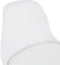 Alterego Tatami - Witte Barkruk - 42x42x95cm
