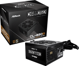 ASRock Challenger CL-650B - Voeding ATX 650W - 80 Plus Bronze - Zwart