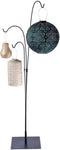 Lumiz Terras Standaard - Solar Tuinverlichting - Tuinverlichting op zonne energie - Hanglamp - Decoratie - Tuinlampjes - Tuinverlichting op zonneenergie - Zwart Metaal - 192 cm