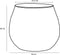 Mica Decorations Liliano Mand - Set van 2 - H48 x Ø50 cm - Jute - Zwart (2 stuks)