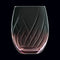 Cristal d’Arques Paris - Waterglas Swirly Spring - Vaatwasser veilig - Roze (4 stuks)