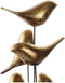 Decoratieve figuren DKD Home Decor Kristal Hars Vogels (17 x 17 x 32 cm)