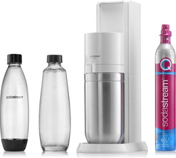 SodaStream DUO - Bruiswatertoestel - 2-in-1 met glazen en plastic flessen - Wit