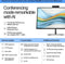 HP Serie 5 Pro 527pm - 27 inch QHD USB-C Conferencing Monitor - AI-ruisonderdrukking - Zwart