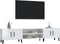 vidaXL - Tv-meubel - 180x31,5x40 - cm - bewerkt - hout - hoogglans - wit