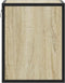 vidaXL - Nachtkastje - wandgemonteerd - 40x31x39,5 - cm - sonoma - eikenkleurig