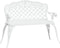 vidaXL - Tuinbank - 108 - cm - gietaluminium - wit