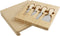 Cosy&Trendy - Snijplank - met kaassnij set - 23x23xH3,5cm - bamboe