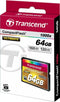 Transcend CF geheugenkaart - 64GB - 1000x - 160MB/s lezen - 120MB/s schrijven