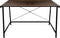 Bureau Stoer - laptoptafel - industrieel vintage - zwart metaal bruin