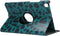 Tablet Hoes Geschikt voor Samsung Galaxy Tab A7 - 360° Draaibare Design Bookcase - Meerkleurig /Green Leopard