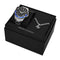 Armani Exchange - Heren Horloge geschenkset 44 mm - Chronograaf - Zilverkleurig