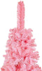vidaXL - Kerstboom - smal - 120 - cm - roze