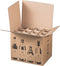 Flesverzenddoos voor 12 bierflessen 355 x 255 x 288 mm | 5 stuks
