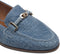 Tamaris Dames Instappers 1-24240-44 - Touch-It-voetbed - Blauw - Maat 40 EU