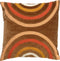 Dutch Decor RODY - Sierkussen velvet - 45x45 cm - Tobacco Brown - bruin - retro dessin - Inclusief binnenkussen