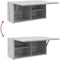 vidaXL - Badkamerwandkast - 60x25x30 - cm - bewerkt - hout - grijs - sonoma - eiken