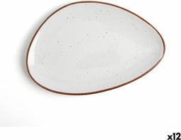 Platt tallrik Ariane Terra Keramisch Beige Ø 21 cm (12 Stuks)