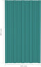 vidaXL - Dakpanelen - 36 - st - 80x45 - cm - gegalvaniseerd - staal - groen