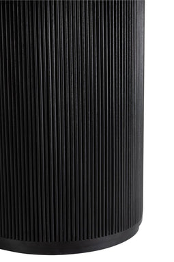 J-Line tafel Vincent - hout - zwart - large