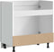 vidaXL - Spoelbakonderkast - Kalmar - 80x46x81,5 - cm - bewerkt - hout - zwart