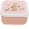 BEAU by Bo Petit Monkey Bentobox + Snackdozen + Drinkfles Woodland/Bonfire Back to School set - Stone Blue/Animals