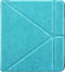 Origami Sleepcover Geschikt voor Kobo Libra H2O Hoesje Turquoise * - ereader hoesje - cover