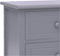 vidaXL - Tv-meubel - 108x30x40 - cm - massief - paulowniahout - donkergrijs