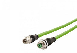 Metz Connect 142M2X12100 - Netwerkkabel M12 - CAT 6A S/FTP 10.00 m - Groen