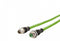 Metz Connect 142M2X12100 - Netwerkkabel M12 - CAT 6A S/FTP 10.00 m - Groen