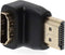 Nedis CVGB34901BK - HDMI adapter - 90° gehoekte connector - Zwart