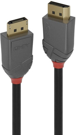 Lindy 36484 - DisplayPort-kabel - 4K 4096x2160@60Hz - Grijs Zwart