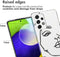iMoshion Hoesje Geschikt voor Samsung Galaxy A53 Hoesje Siliconen - iMoshion Design hoesje - Wit / Line Art Woman White