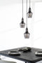 Orion Glass 3 lampes Cluster suspension