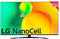 LG NanoCell 43NANO766QA - Ultra HD TV - 4K Resolutie - Zwart