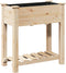 vidaXL - Tuinbak - met - Plank - 71x37x76 - cm - Massief - Vurenhout