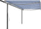 vidaXL - Luifel - automatisch - uittrekbaar - met - palen - 5x3 - m - blauw - en - wit