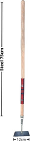 Synx Tools Mini schoffel 12cm - Schoffels- Voegenkrabber - onkruidborstel - onkruidmes - krabbers / schrapers met steel 75cm