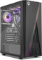 Nox Hummer Frost - ATX Midi-Tower - Gehard glas - Zwart