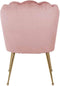 Richmond Stoel Pippa Velvet Roze Gouden Poot