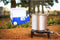 Kemper 1 pit Gasstel - Camping Gasbrander 7,5 KW - Wokbrander 37cm - Zwart
