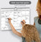 Systemyze S0057 - Wandkalender - 12 Maanden - Ophangbaar - 43 x 33 cm - Grijs/Wit