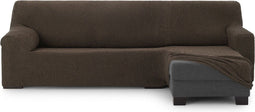 Hoes voor chaise longue met korte armleuning rechts Eysa THOR Bruin 110 x 110 x 310 cm