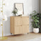 vidaXL - Dressoir - 60x35x70 - cm - bewerkt - hout - sonoma - eikenkleurig